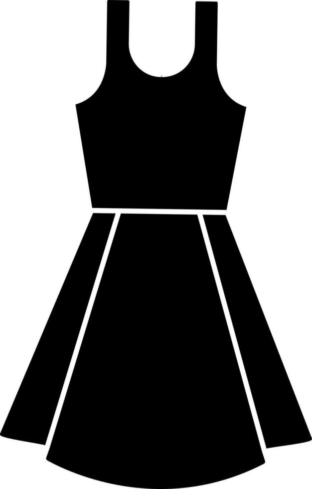 modern klänning ikon eller symbol i glyf stil. vektor