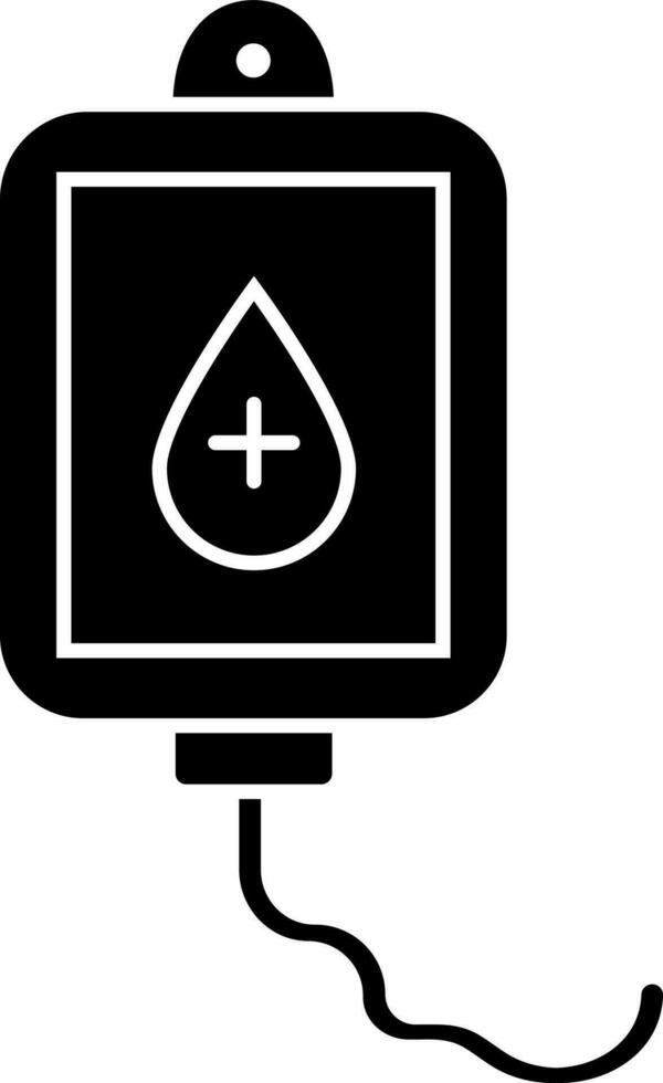 Illustration von Transfusion Symbol. vektor