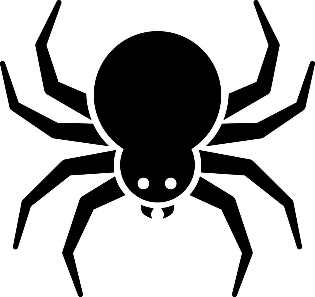 Vektor Illustration von Spinne Symbol.