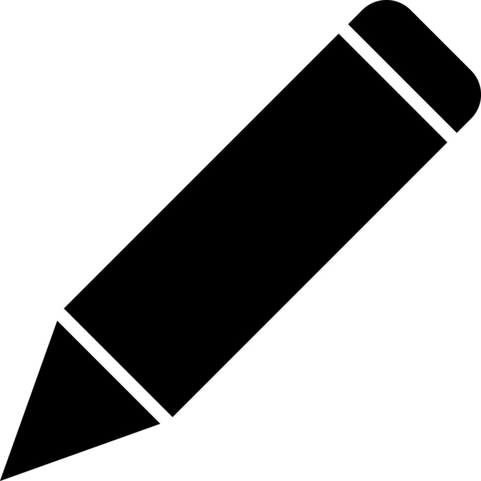 schwarz und Weiß Bleistift. vektor