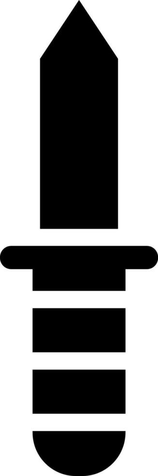 Vektor Illustration von Messer Symbol.