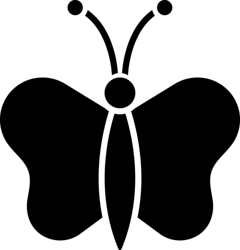 Vektor Illustration von Schmetterling Symbol.