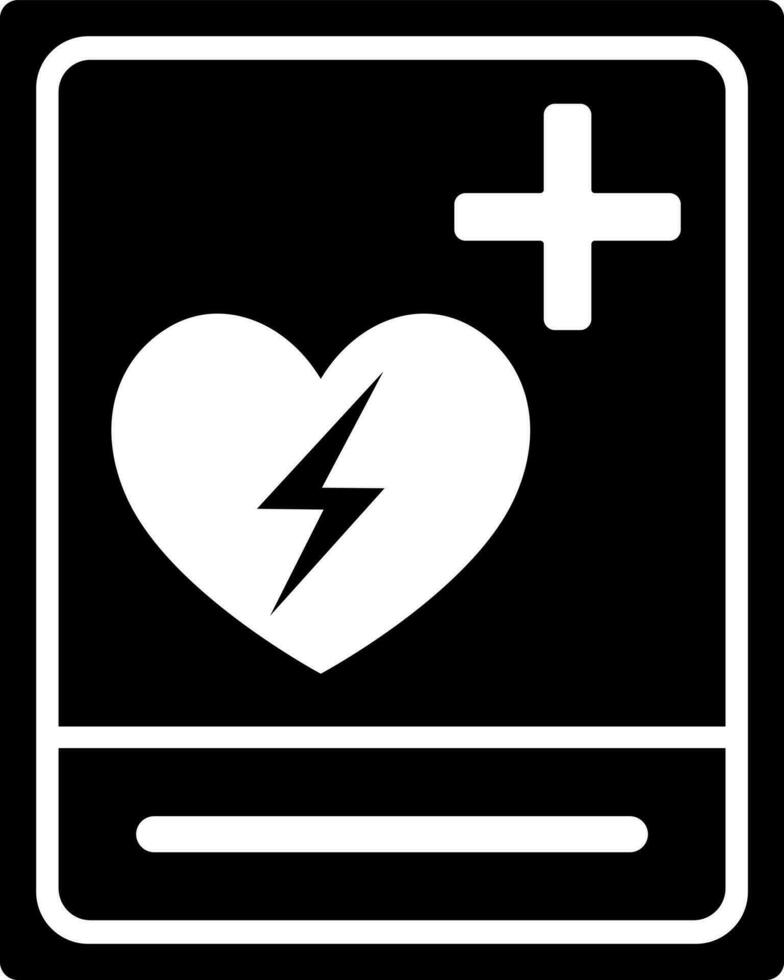 Vektor Illustration von Defibrillator.