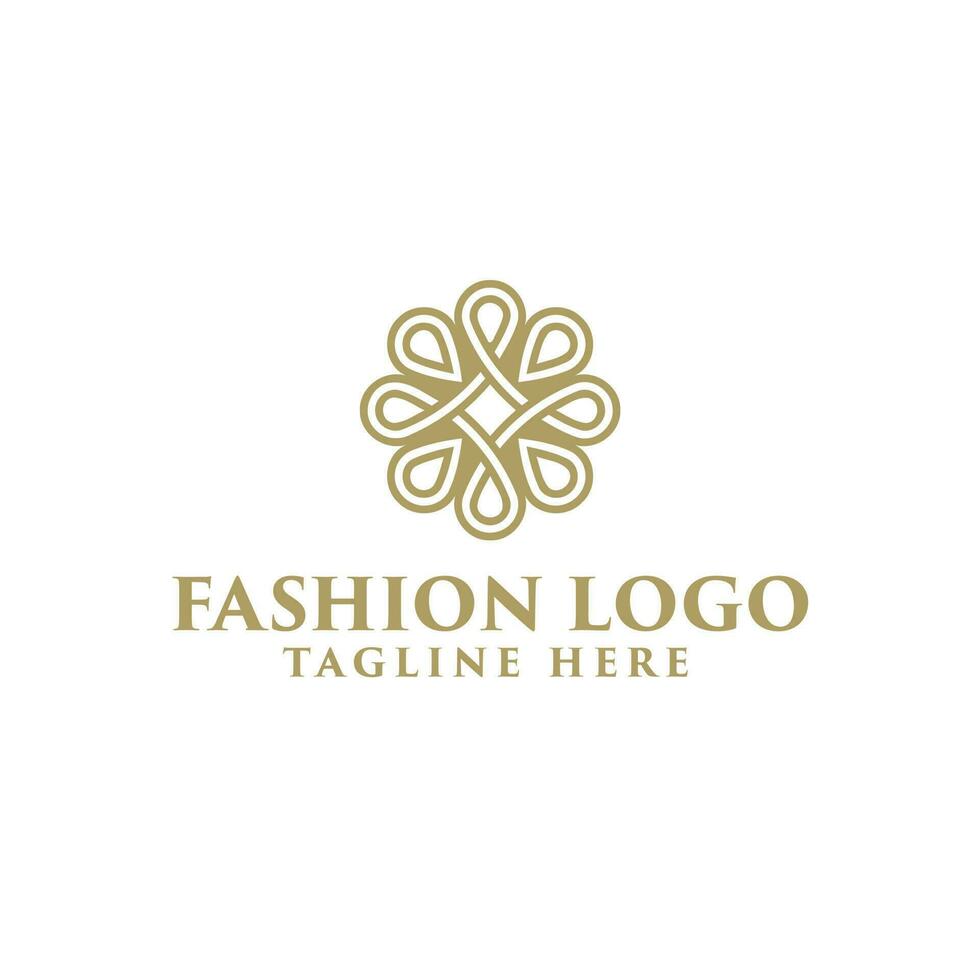 minimalistische Logo-Design-Idee für Bekleidungsgeschäfte, Online-Shop-Logo vektor