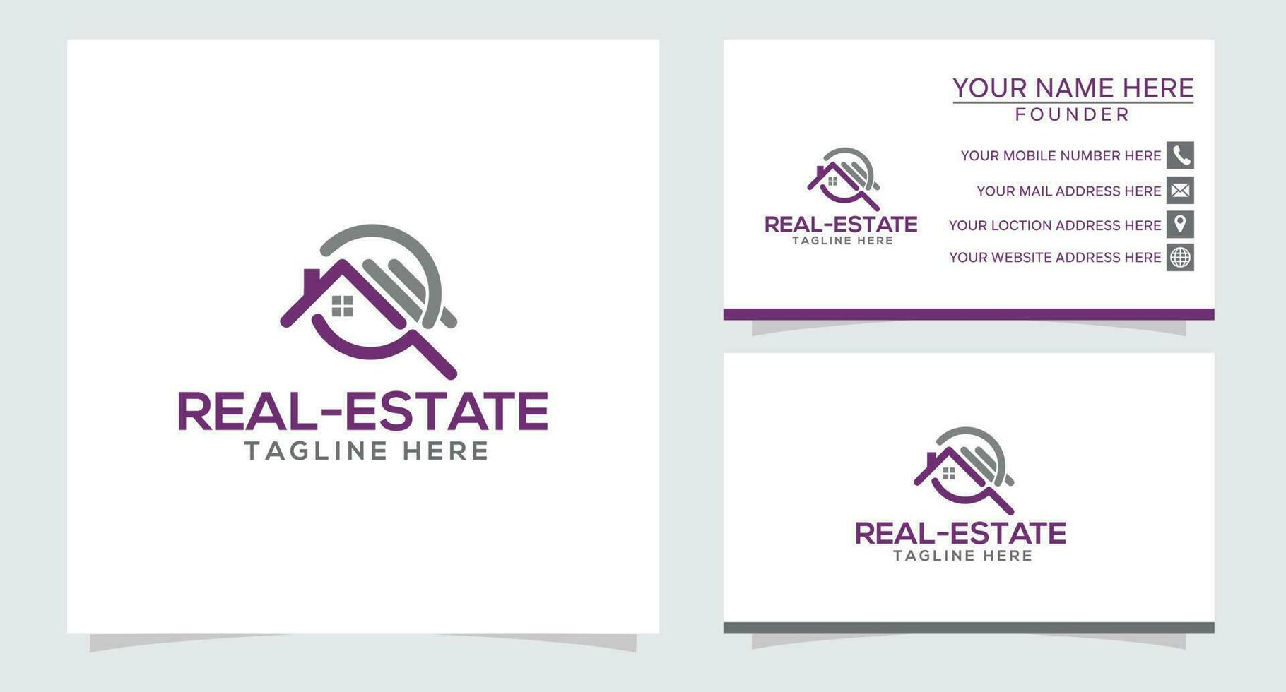 Home-Immobilien-Logo vektor