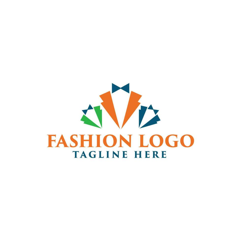 mode boutique logotyp med svart och vit kvinna silhuett vektor