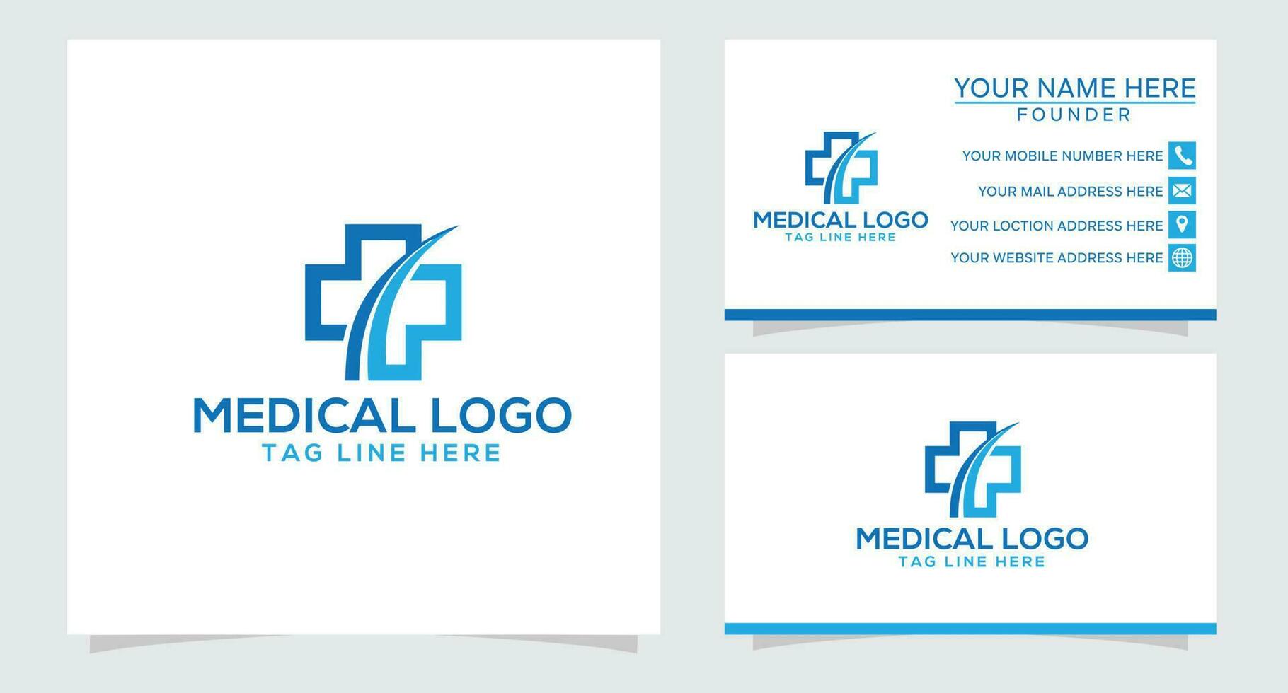 medizinisch Logo Design Vorlage Vektor Grafik branding Element.