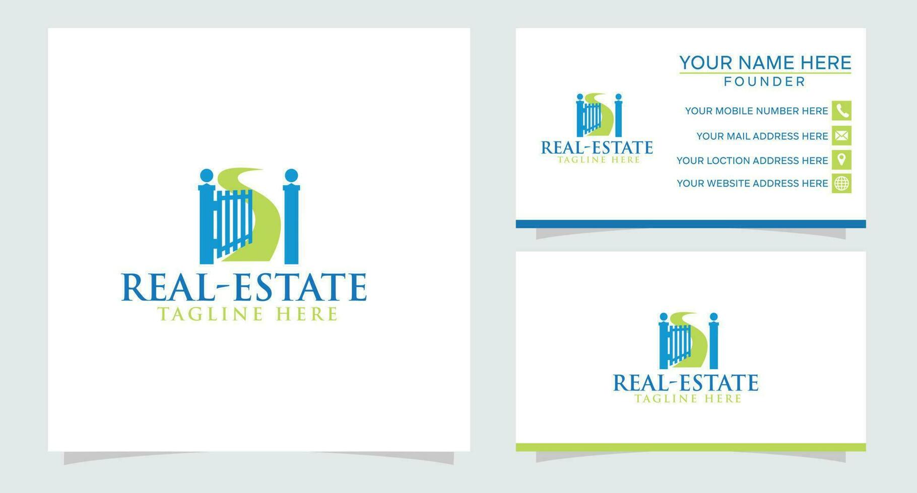 Home-Immobilien-Logo vektor