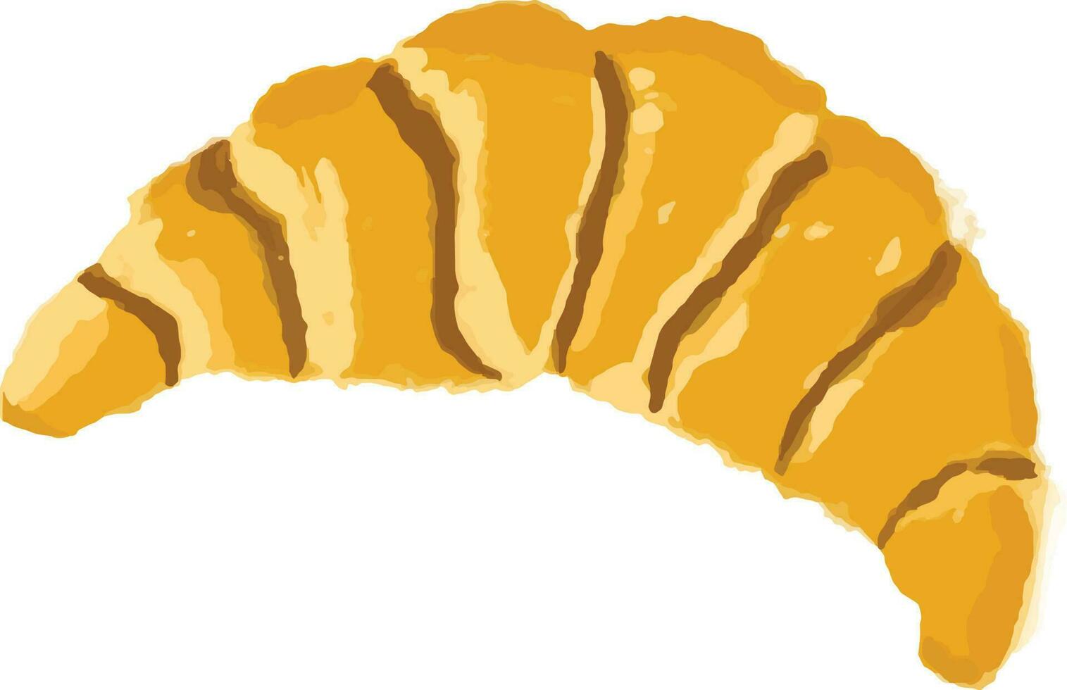 detta bild var inspirerad förbi croissant bröd vektor