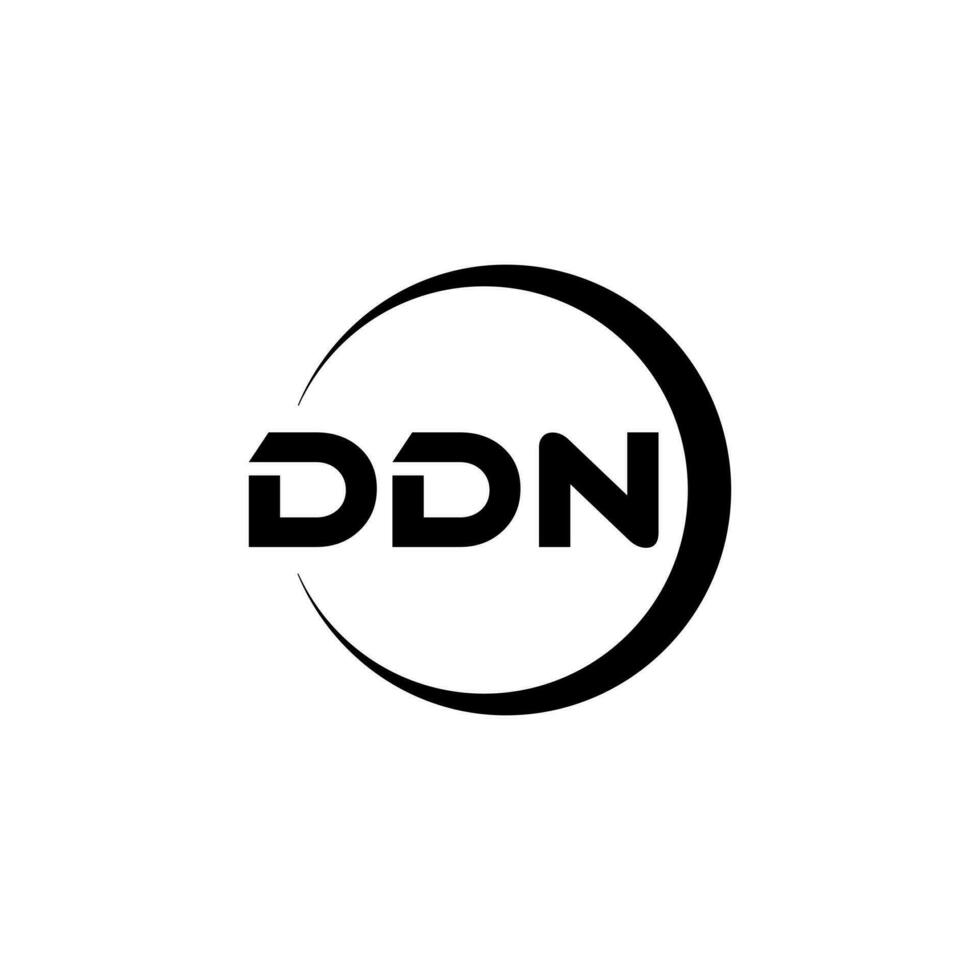 ddn Brief Logo Design im Illustration. Vektor Logo, Kalligraphie Designs zum Logo, Poster, Einladung, usw.