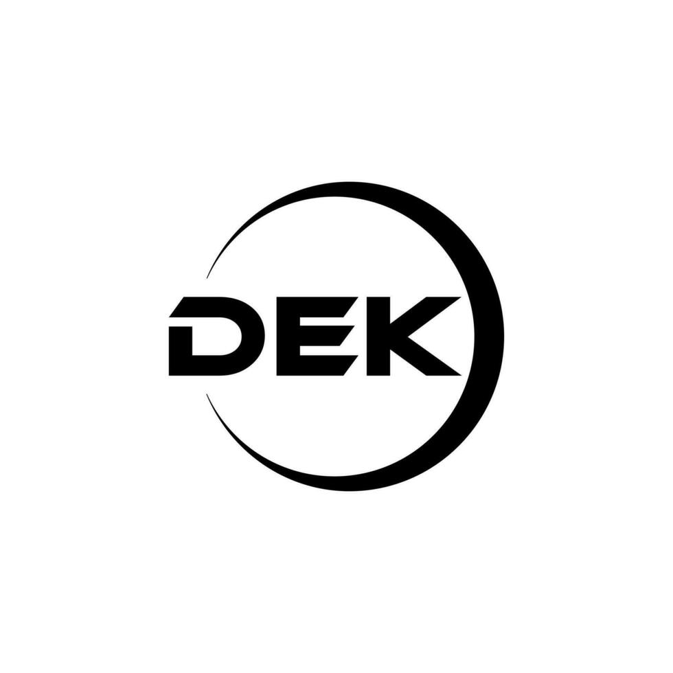 dek Brief Logo Design im Illustration. Vektor Logo, Kalligraphie Designs zum Logo, Poster, Einladung, usw.