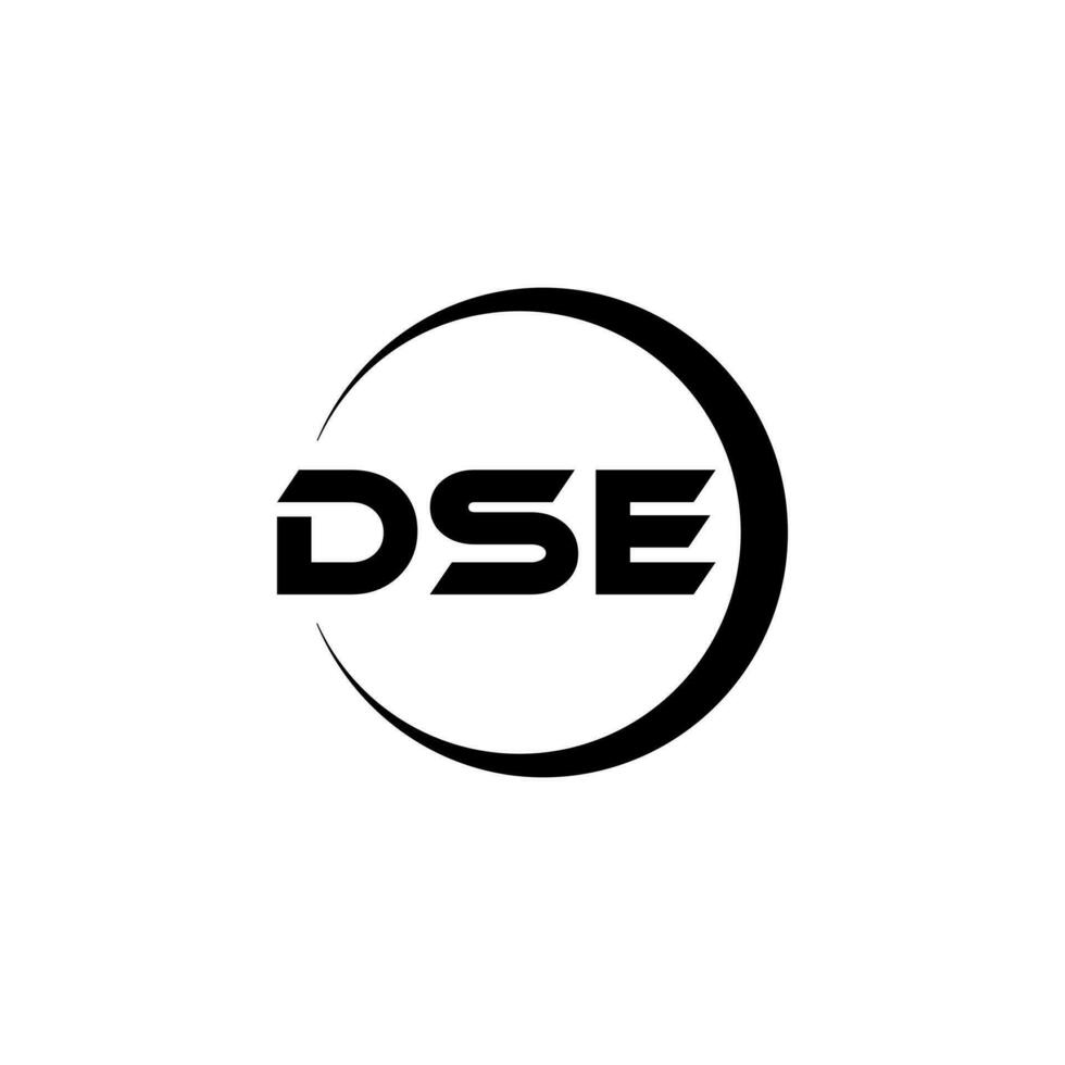 dse Brief Logo Design im Illustration. Vektor Logo, Kalligraphie Designs zum Logo, Poster, Einladung, usw.