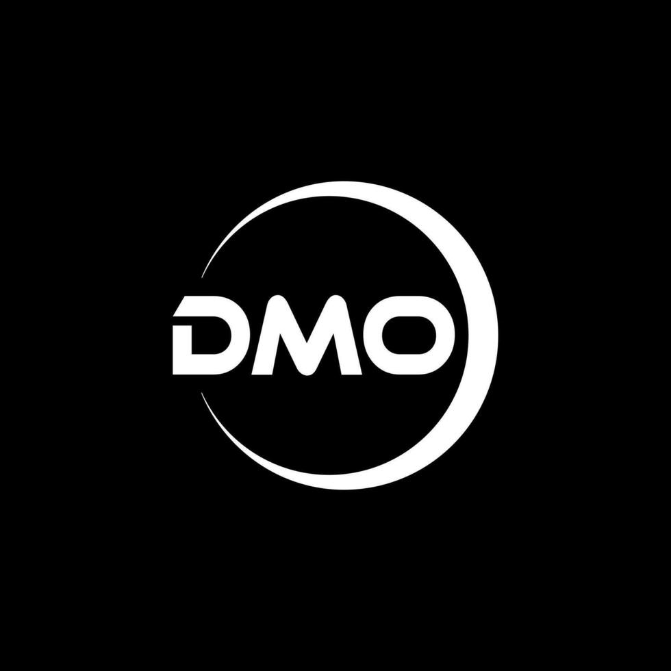 dmo Brief Logo Design im Illustration. Vektor Logo, Kalligraphie Designs zum Logo, Poster, Einladung, usw.