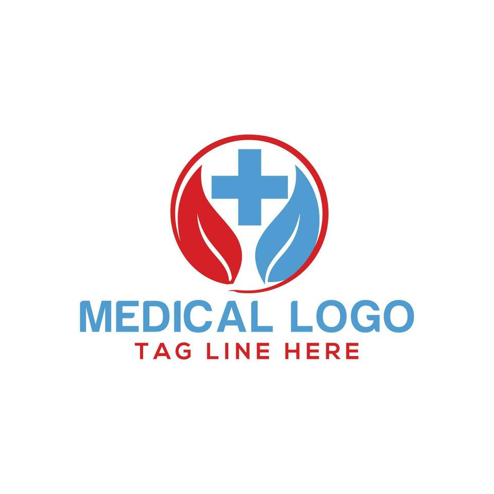 Gesundheit Pflege Vektor Logo Vorlage. medizinisch Gesundheit Pflege Logo Design Vorlage