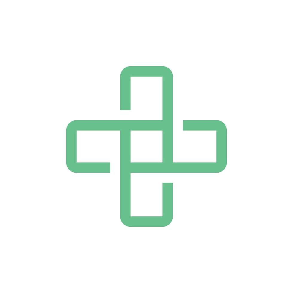 medicinsk logotyp mall vektor illustration design