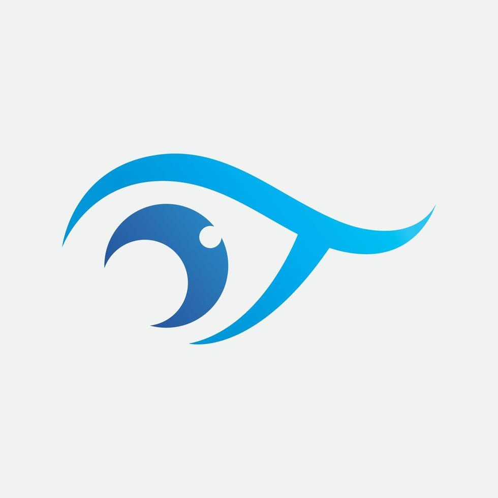 kreativ ögonvård logotyp formgivningsmall vektor