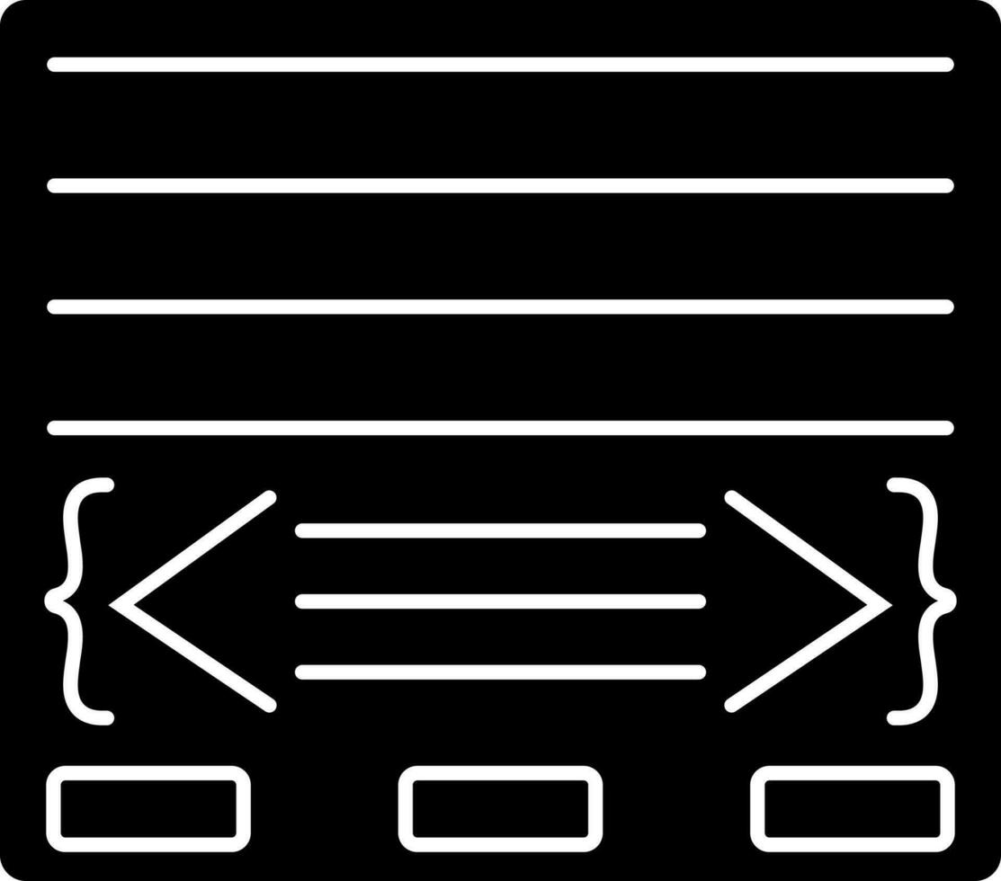 Vektor Illustration von Programmierung Symbol.