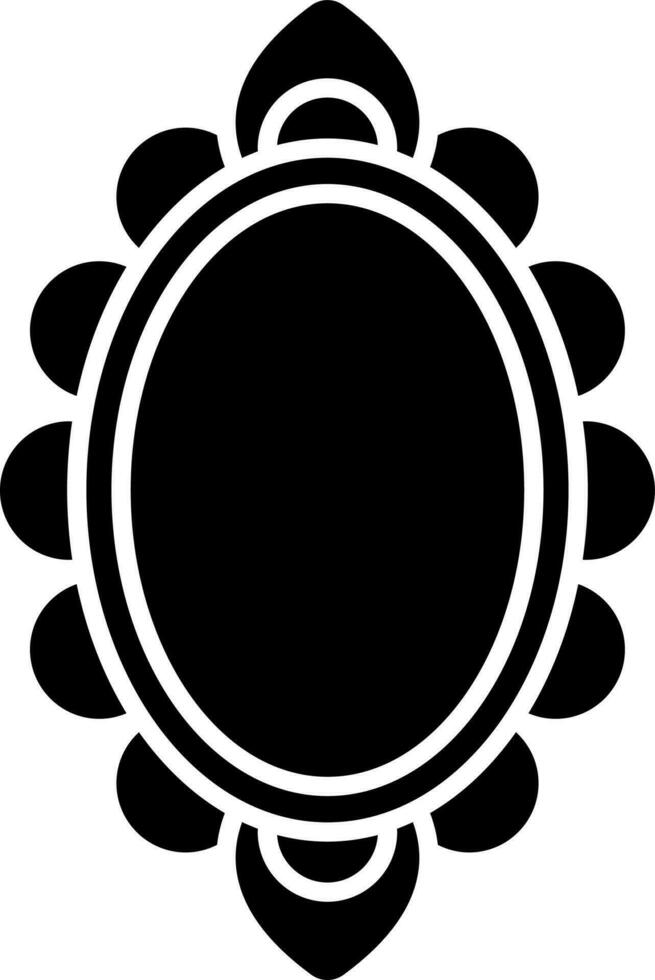 Illustration von Spiegel Symbol oder Symbol. vektor