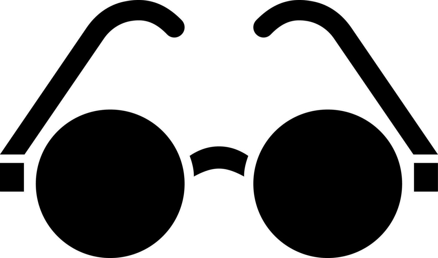 Sonnenbrille Symbol oder Symbol. vektor