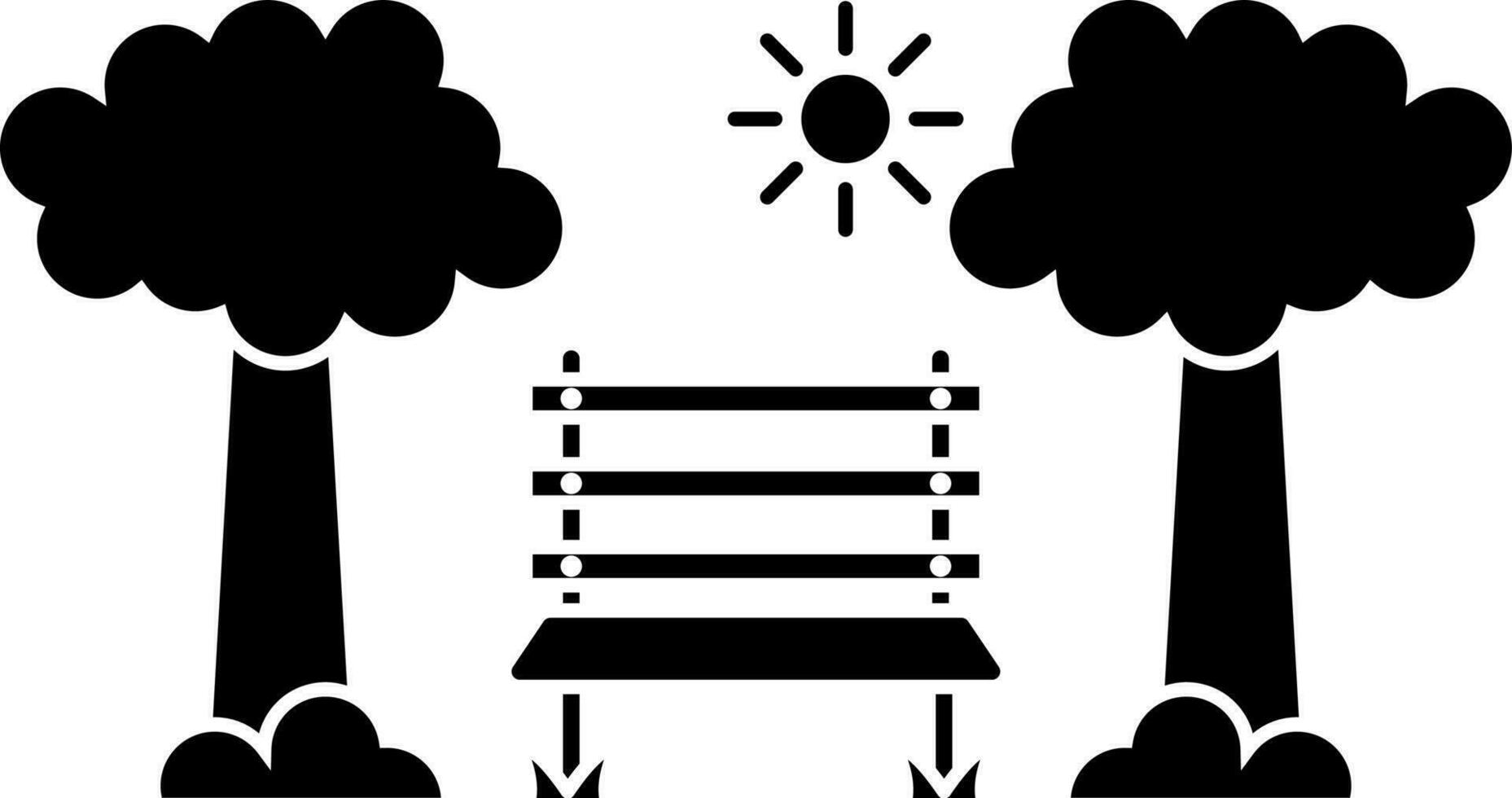 parkera ikon eller symbol i svart och vit Färg. vektor