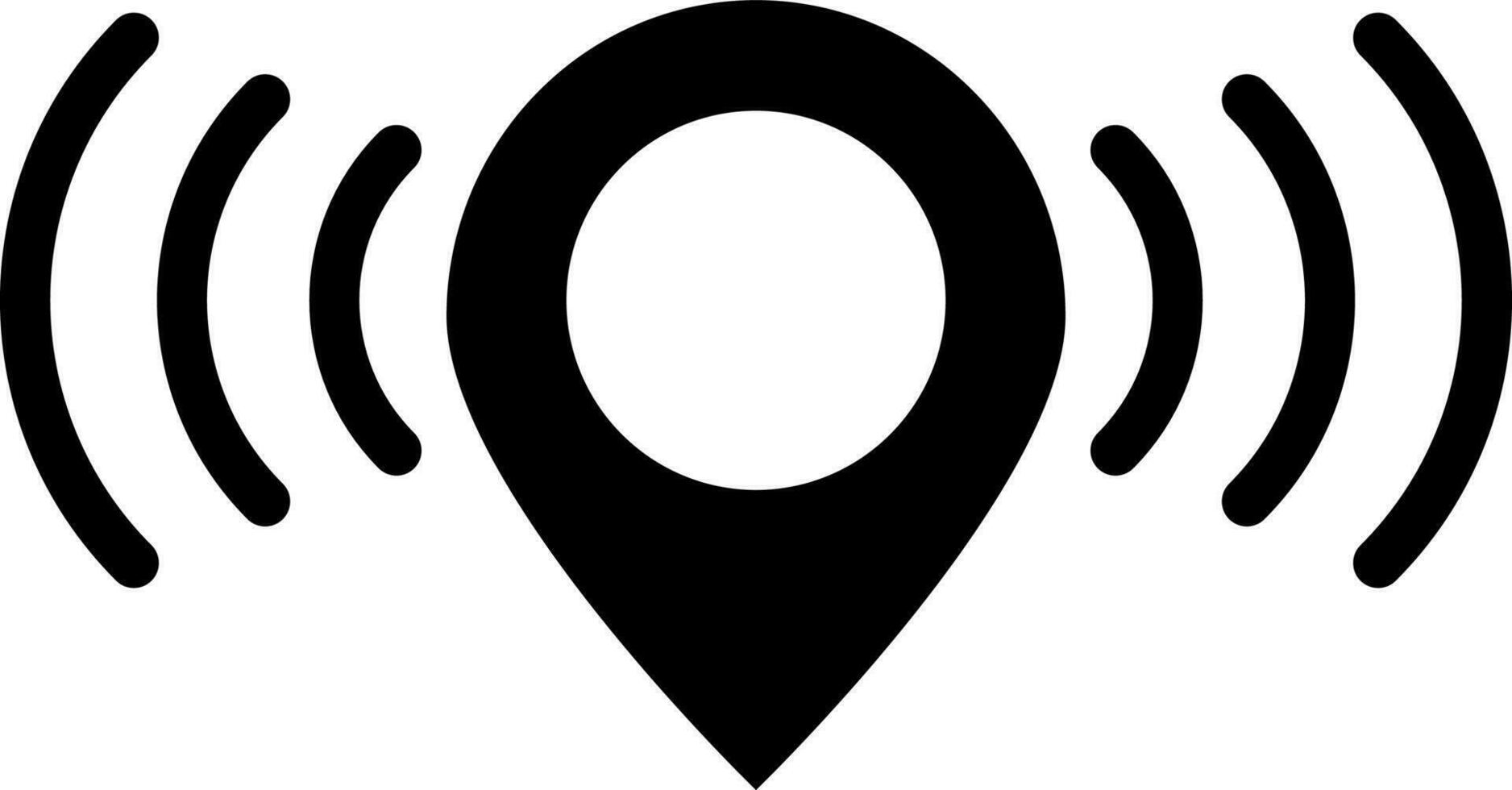 Vektor Illustration von Geographisches Positionierungs System Ort Symbol.