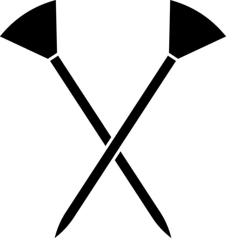 Vektor Illustration von Nagel, Werkzeug Glyphe Symbol.