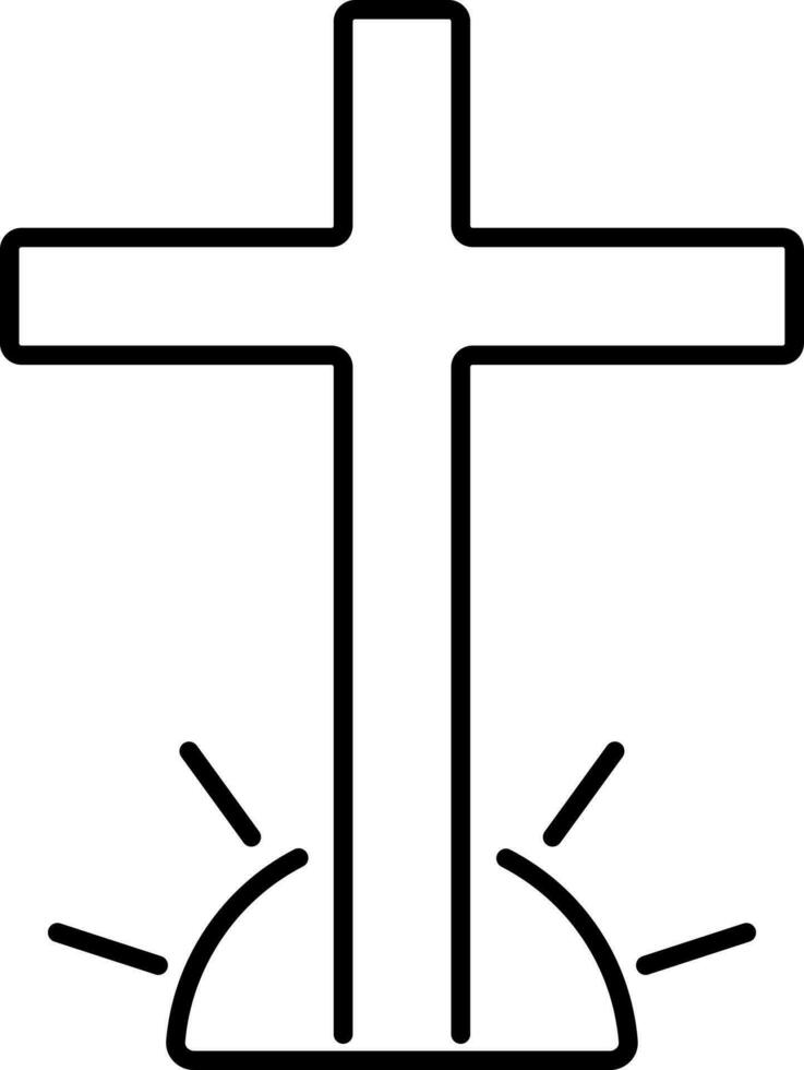eben Illustration von Christian Kreuz. vektor