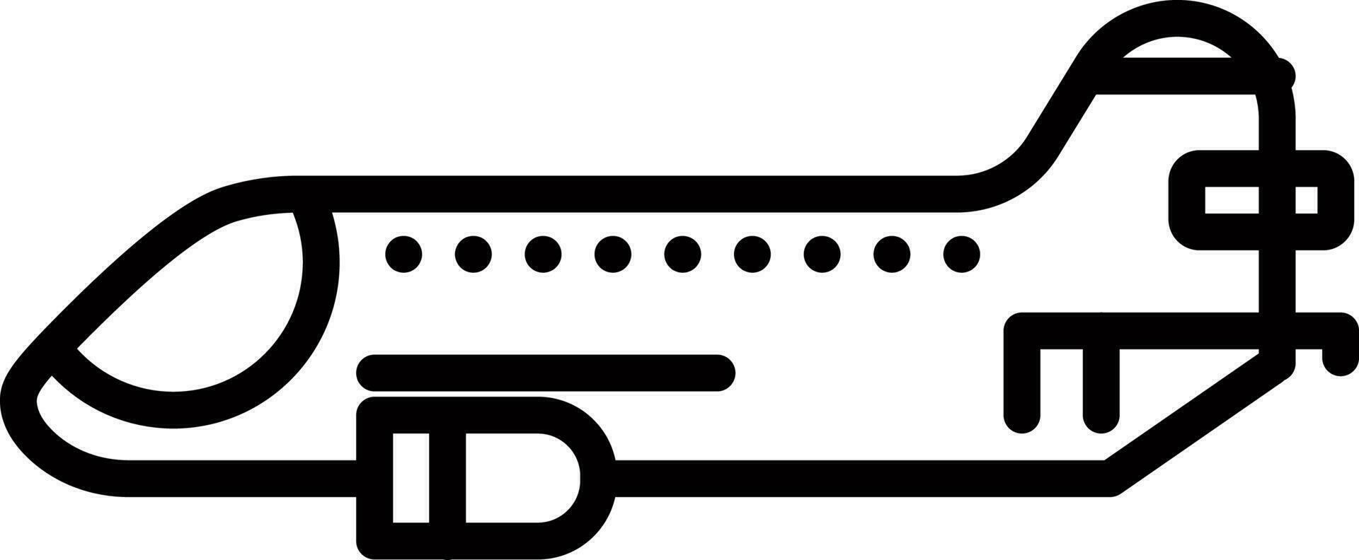 Vektor Illustration von Flugzeug Symbol.