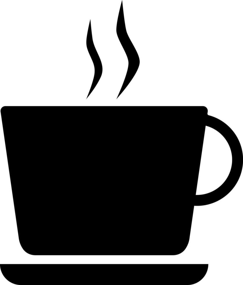 vektor illustration av kaffe kopp ikon eller symbol.