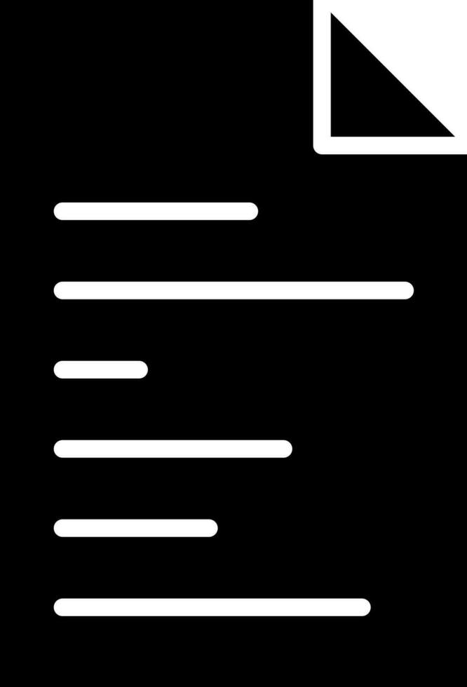 Illustration von Datei Symbol im eben Stil. vektor
