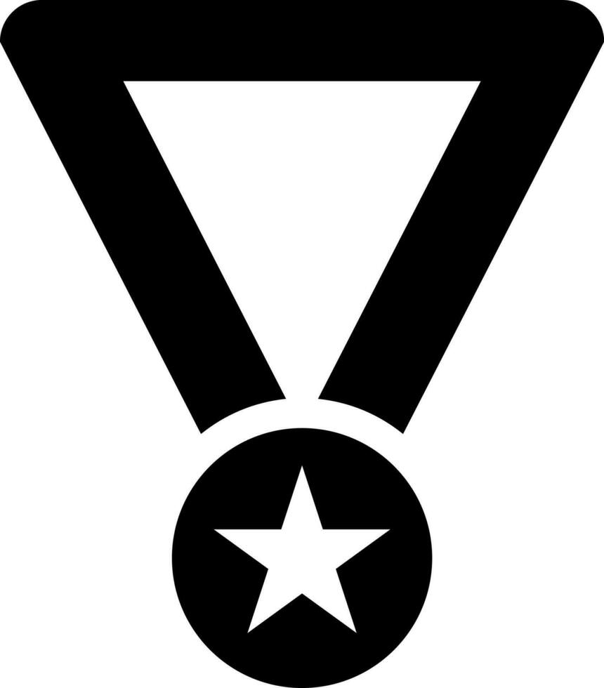 eben Illustration von Medaille Symbol oder Symbol. vektor