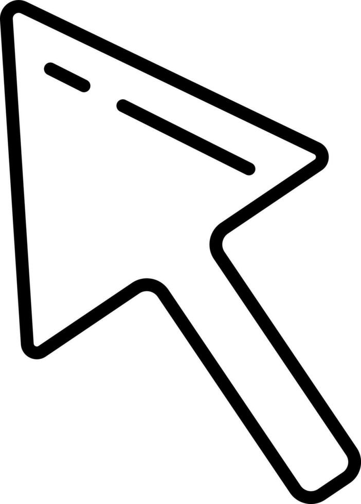 platt illustration av en markören. vektor