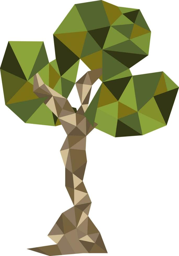 abstrakt Illustration von ein Baum. vektor