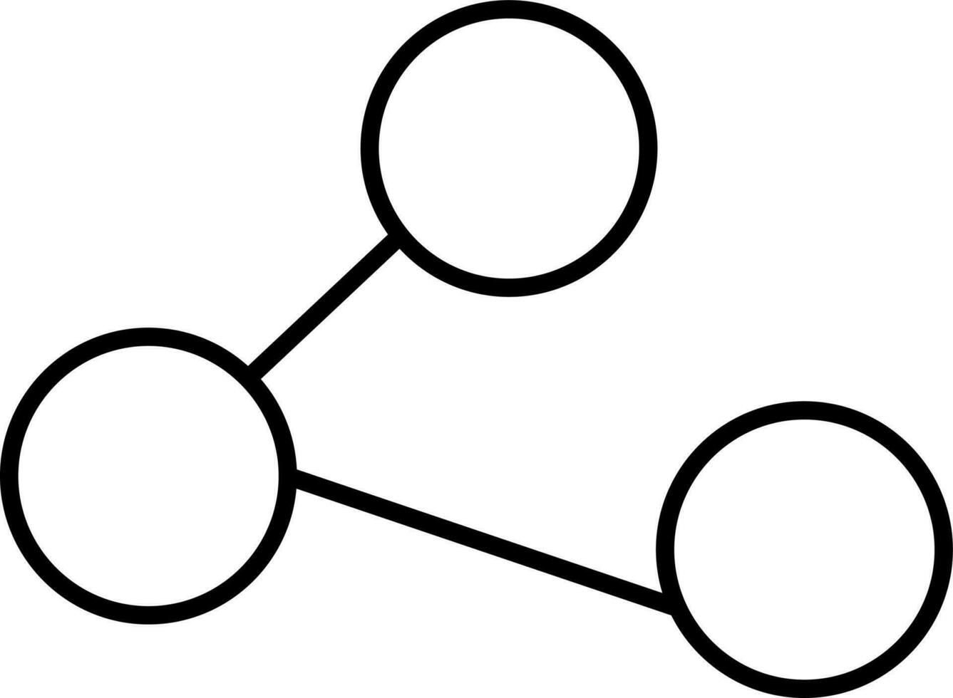 Verbindung Zeichen oder Symbol. vektor