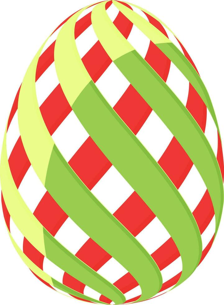 kreativ abstrakt påsk ägg design. vektor