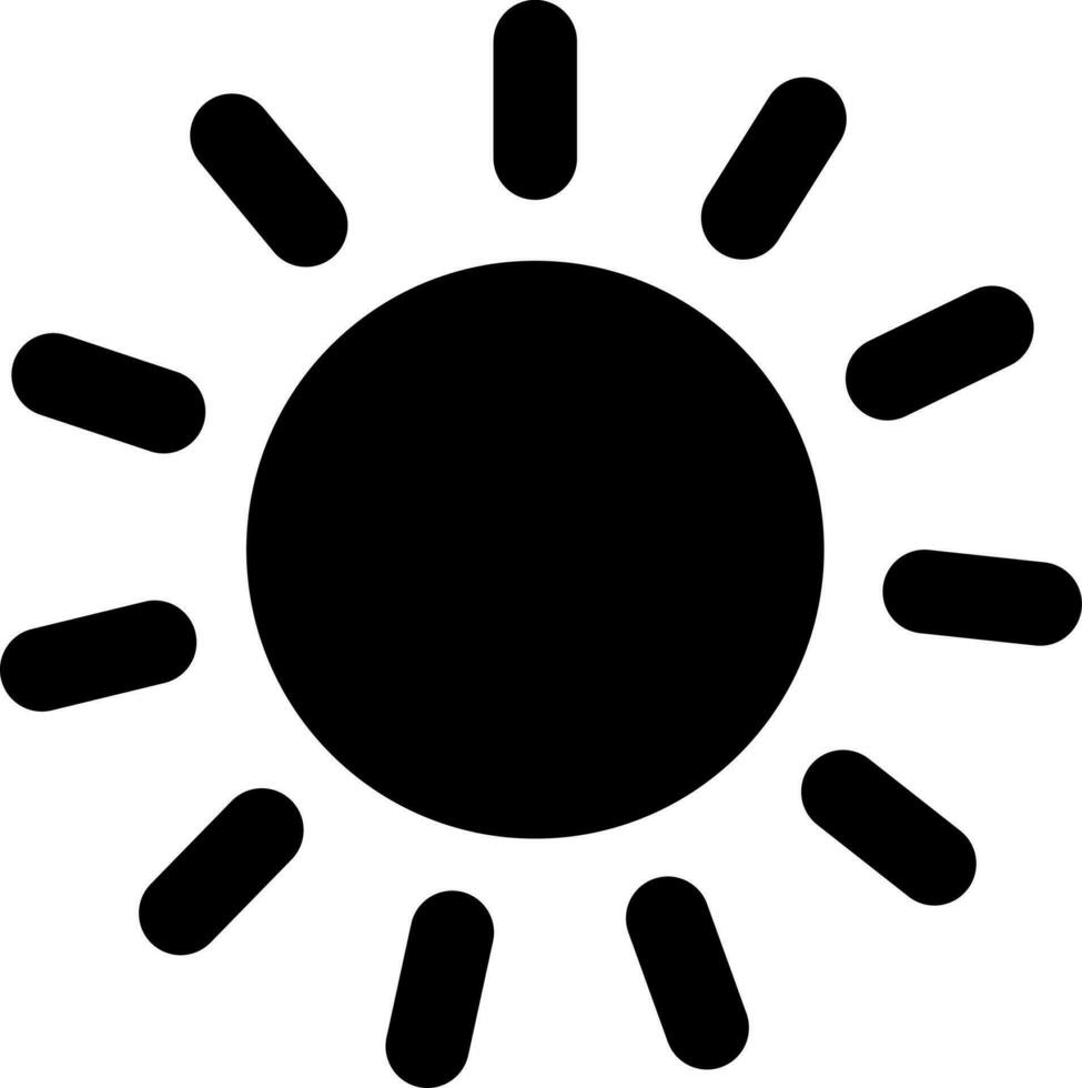 vektor illustration av Sol ikon.