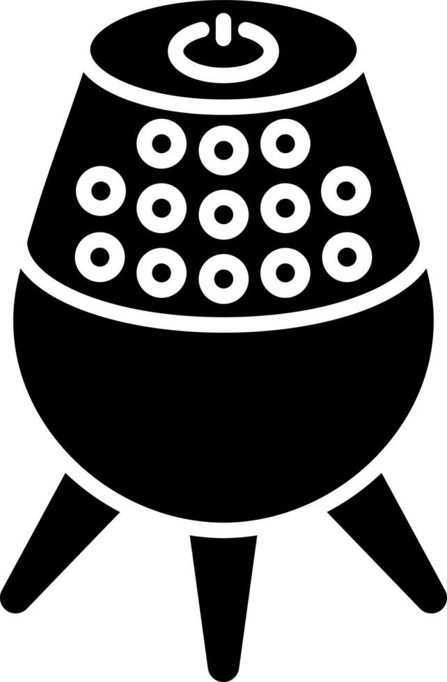 Vektor Illustration von Clever Lautsprecher Symbol im eben Stil.