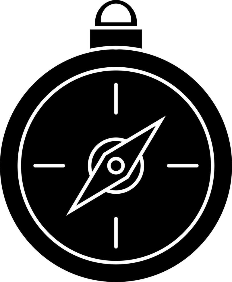 Vektor Illustration von ein Kompass Zeichen oder Symbol.