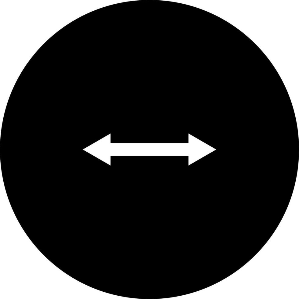 Vektor Illustration von links und richtig Pfeil Symbol.