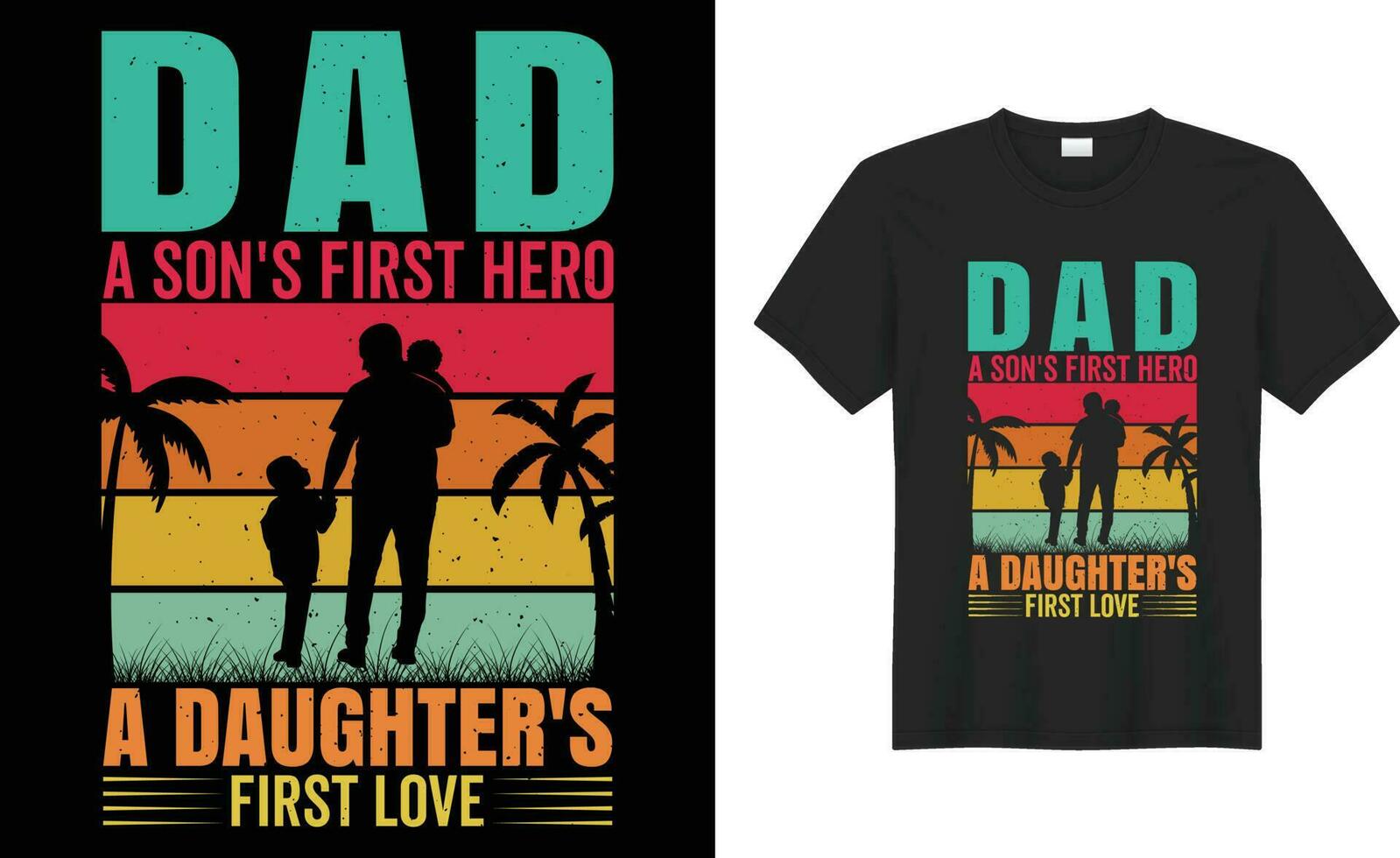 glücklich Väter Tag Typografie Beste T-Shirt Design Vektor Vorlage. Papa Liebhaber retro Jahrgang, einfach, Geschenk, Herz, lustig, Poster, Familie, Papa, Sohn, Vati Grafik drucken bereit Zitate bündeln Hemden.