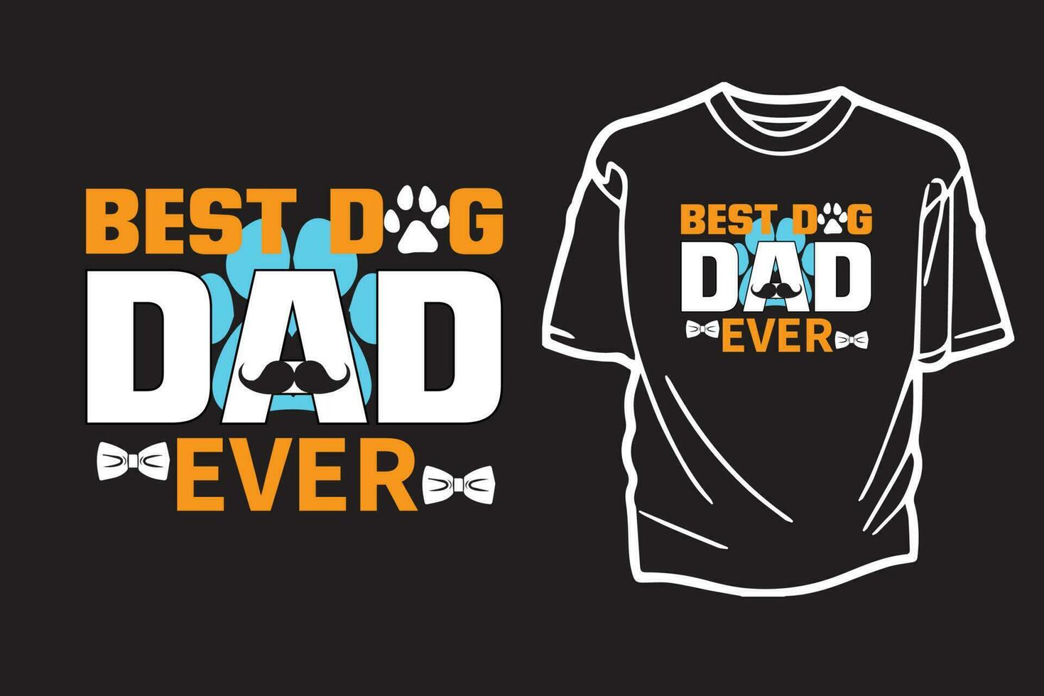 fars dag, pappa t-shirt design vektor