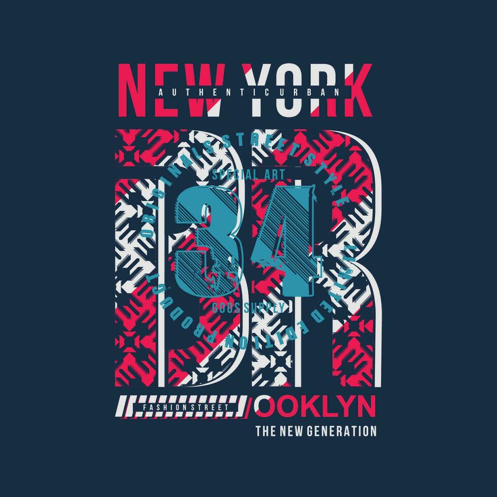 ny york stad grafisk typografi vektor, t skjorta design, illustration, Bra för tillfällig stil vektor