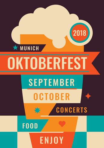 Oktoberfest flygblad vektor