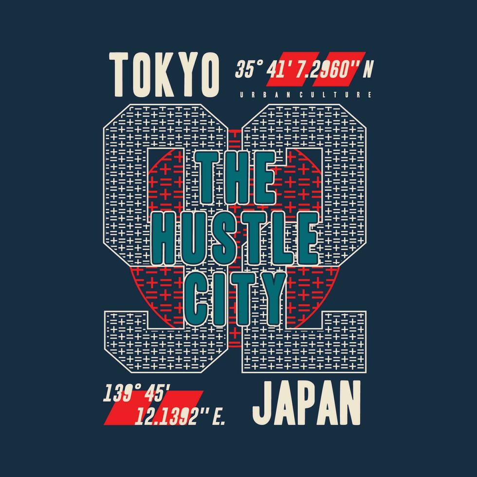 Tokyo Japan Grafik, Typografie t Shirt, Vektor Design Illustration, gut zum beiläufig Stil