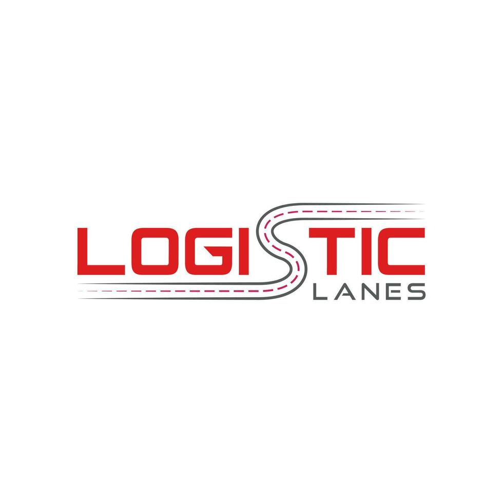 kreativ logistisch Logo Vektor Illustration