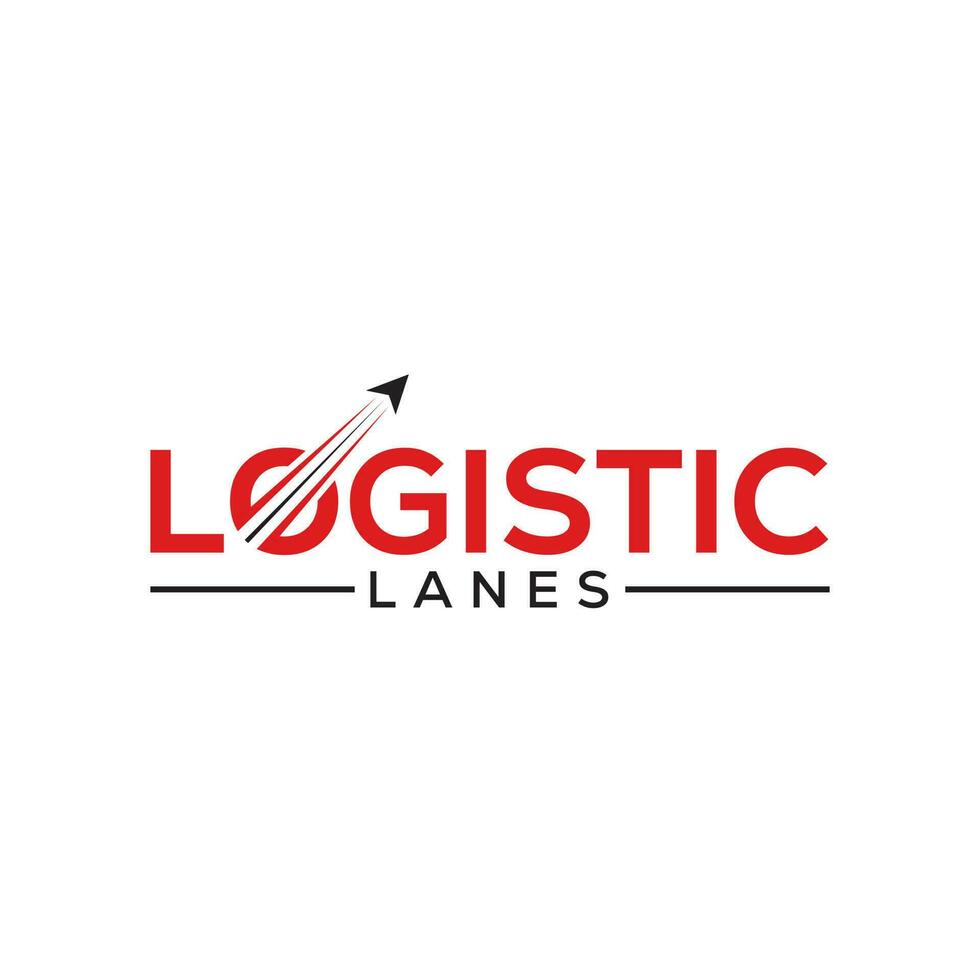 kreativ logistisch Logo Vektor Illustration