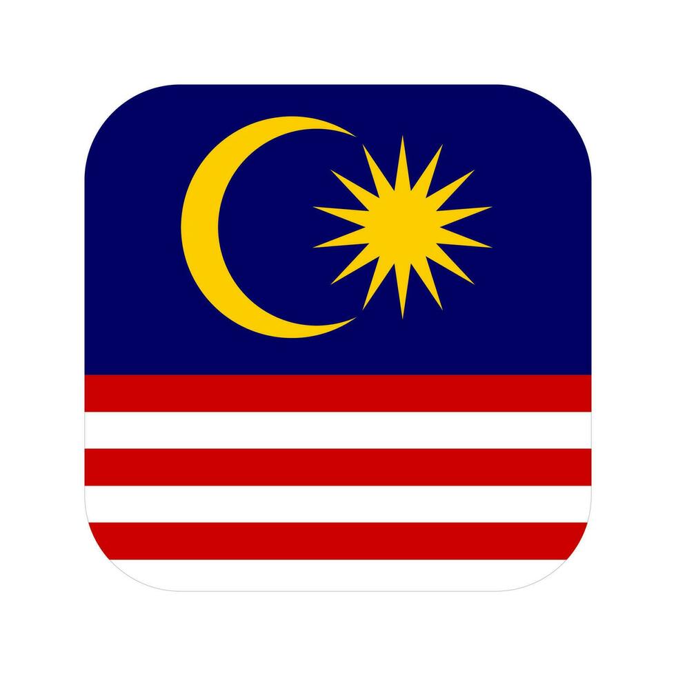 Malaysia Flagge einfache Illustration für Unabhängigkeitstag oder Wahl vektor