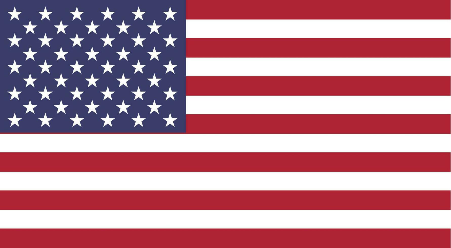 Vektor Illustration von amerikanisch Flagge