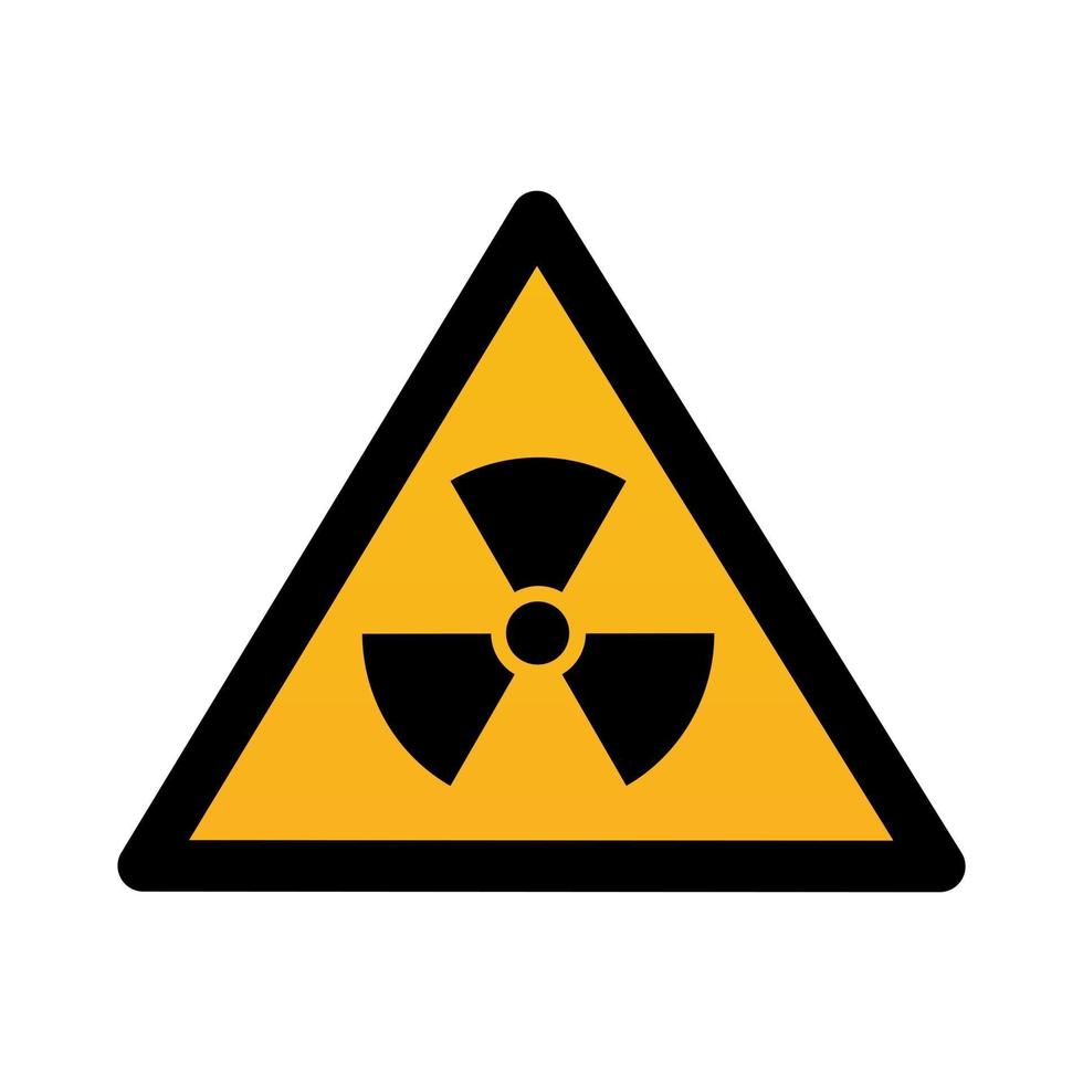 uppmärksamhet farosymbol eller klistermärke isolerad på vit bakgrund vektorillustration vektor