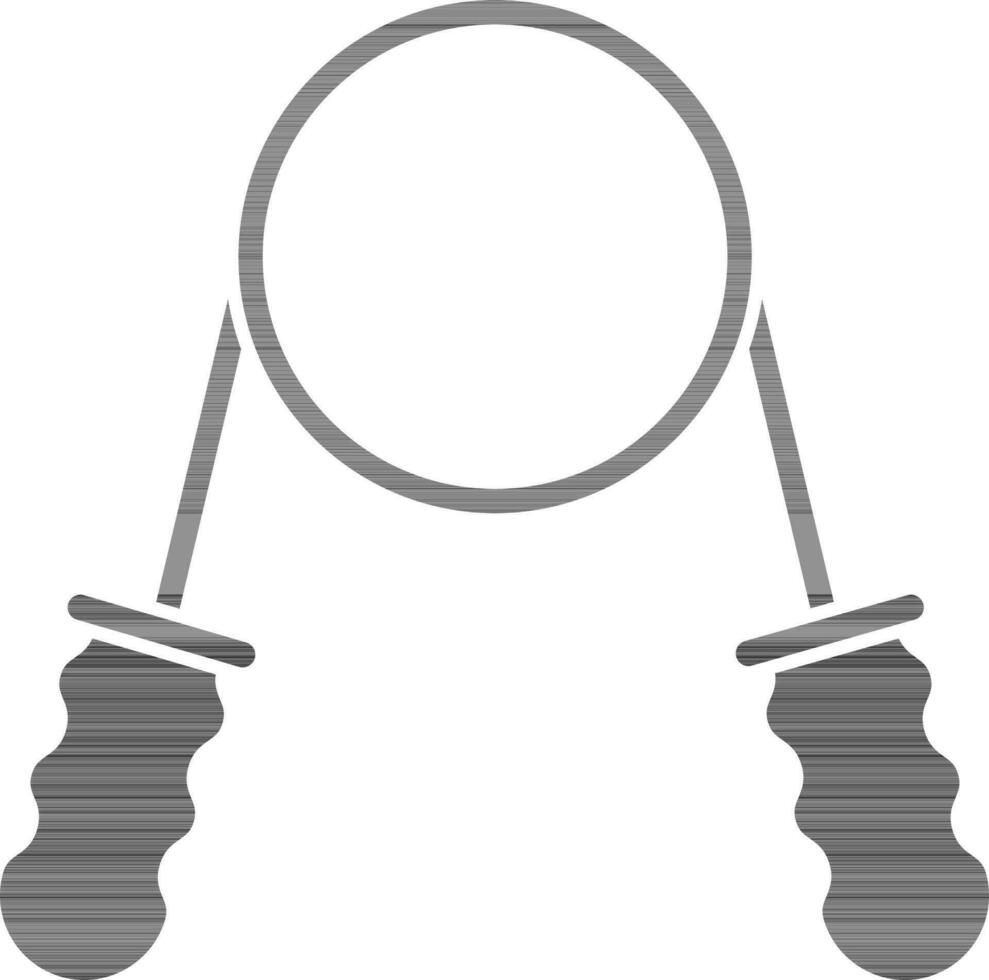 Hand Greifer Symbol im grau und Weiß Farbe. vektor